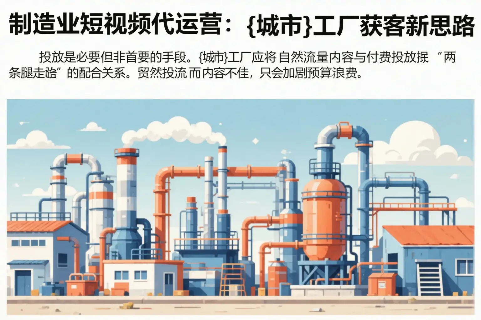 制造业短视频代运营：上虞工厂获客新思路